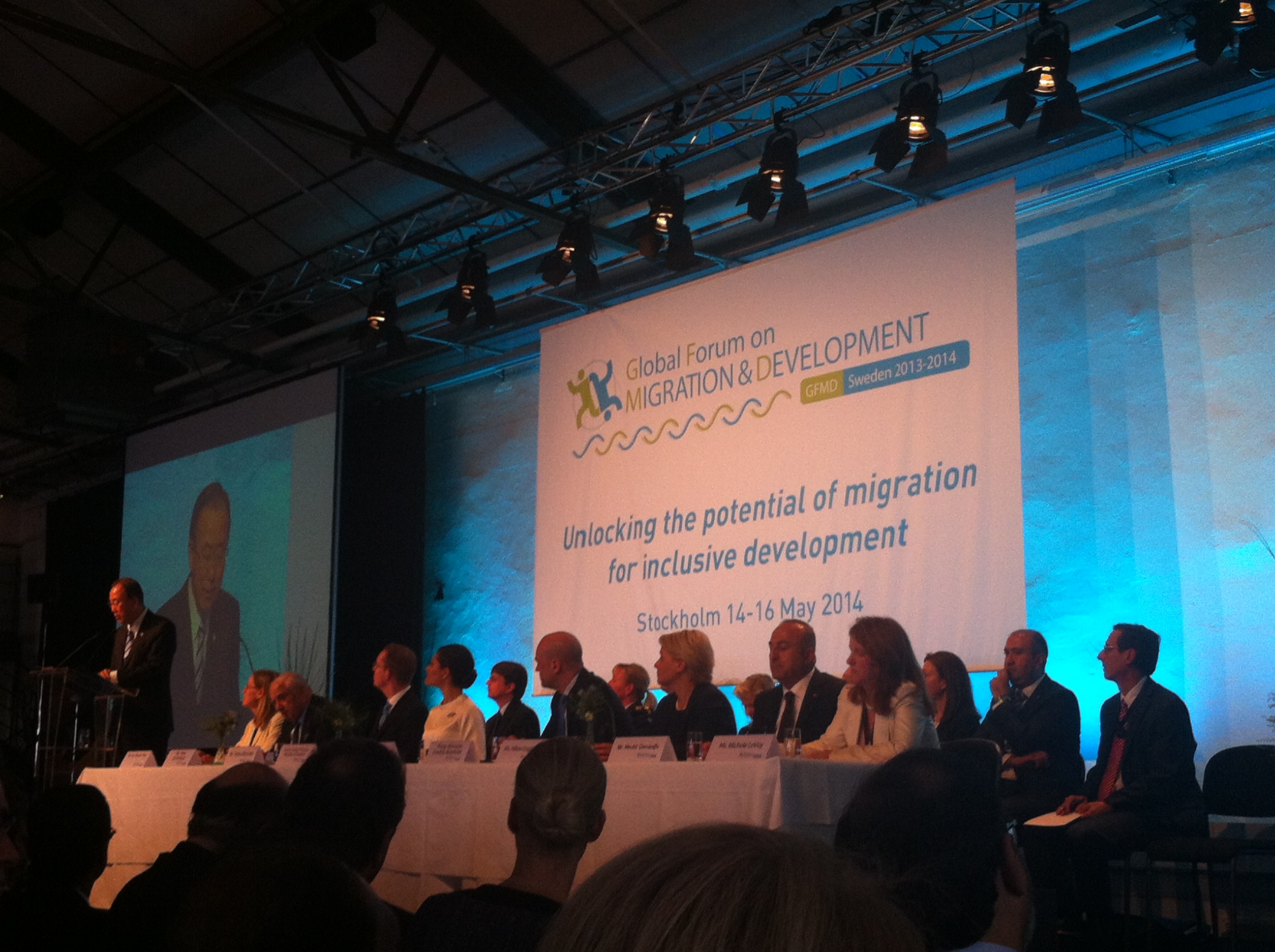 Ban ki Moon Negin Azimi Migration Utveckling Fryshuset FN 